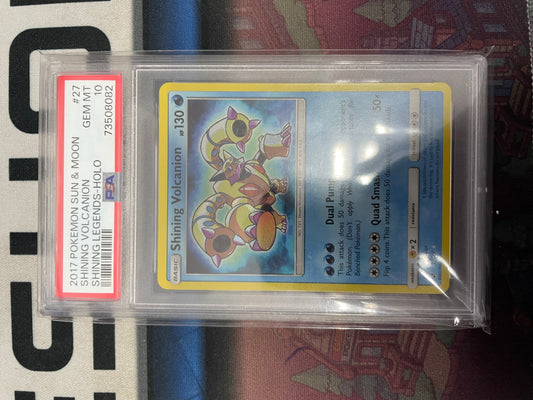 Graded - Shining Volcanion #27/73 [ENG] / PSA 10