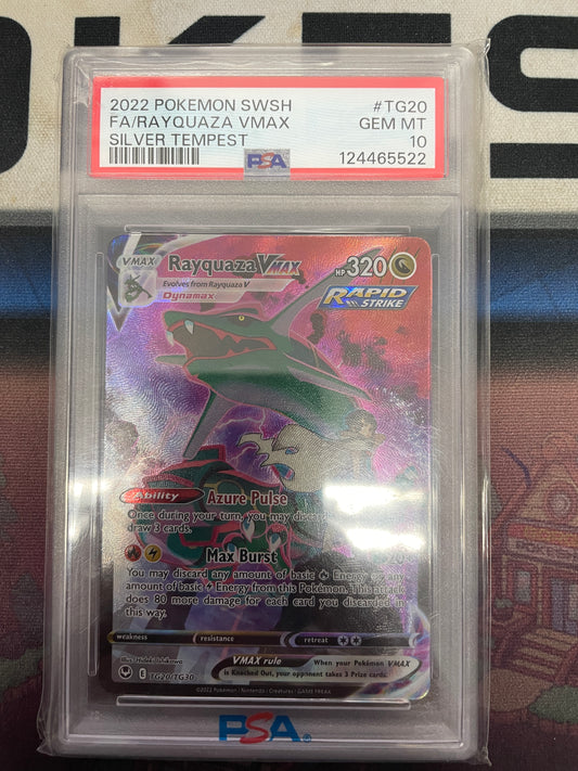 Graded - Rayquaza VMax #TG20/TG30 [ENG] / PSA 10