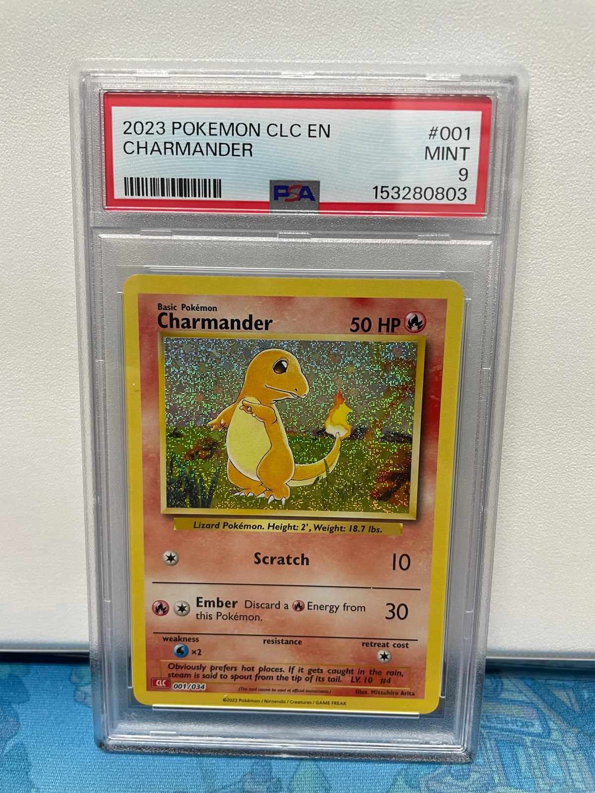 Graded - Charmander #001/034 [ENG] / PSA 9