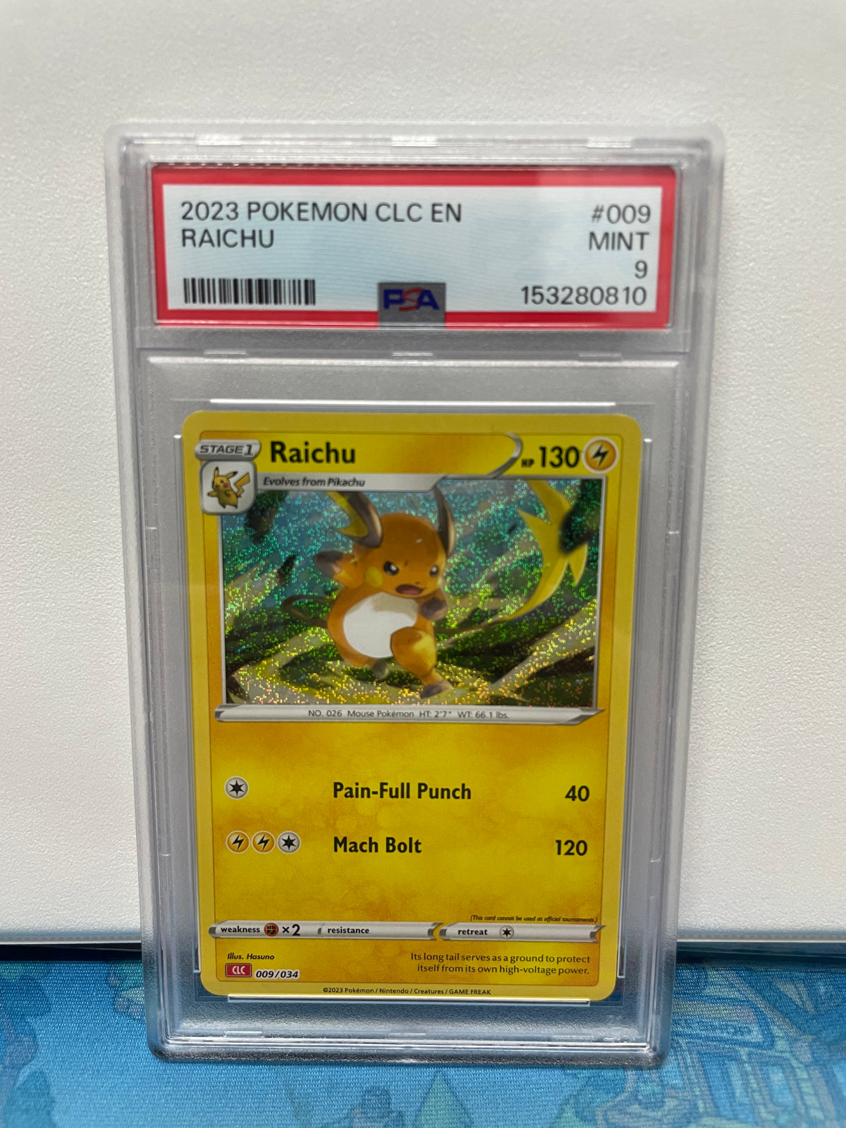 Graded - Raichu #009/034 [ENG] / PSA 9