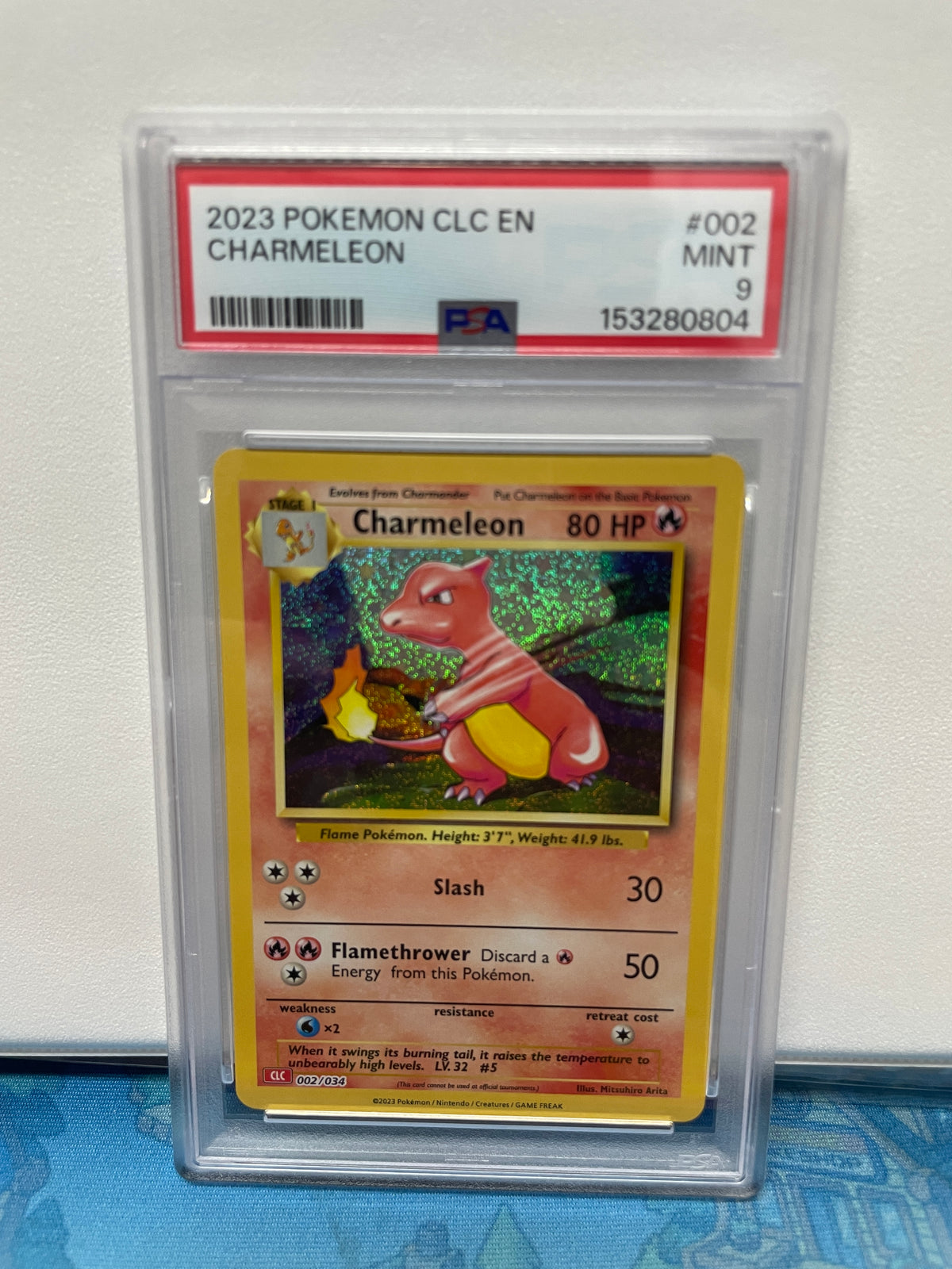 Graded - Charmeleon #002/034 [ENG / PSA 9
