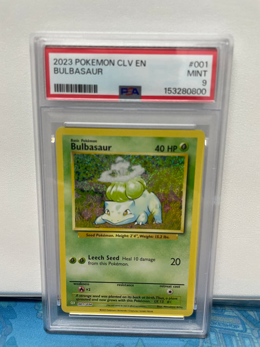 Graded - Bulbasaur #001/034 [ENG] / PSA 9