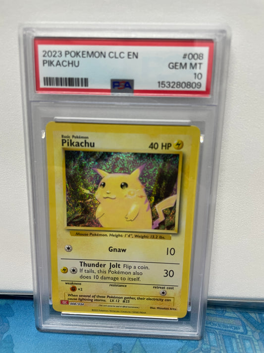 Graded - Pikachu #008/034 [ENG] / PSA 10