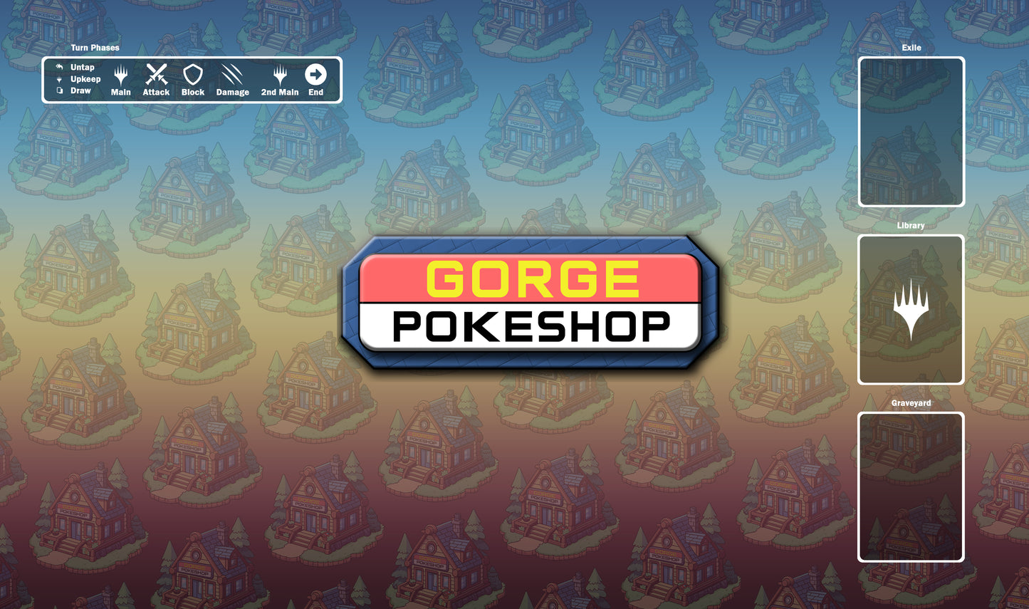 Play Mat - Gorge Pokeshop