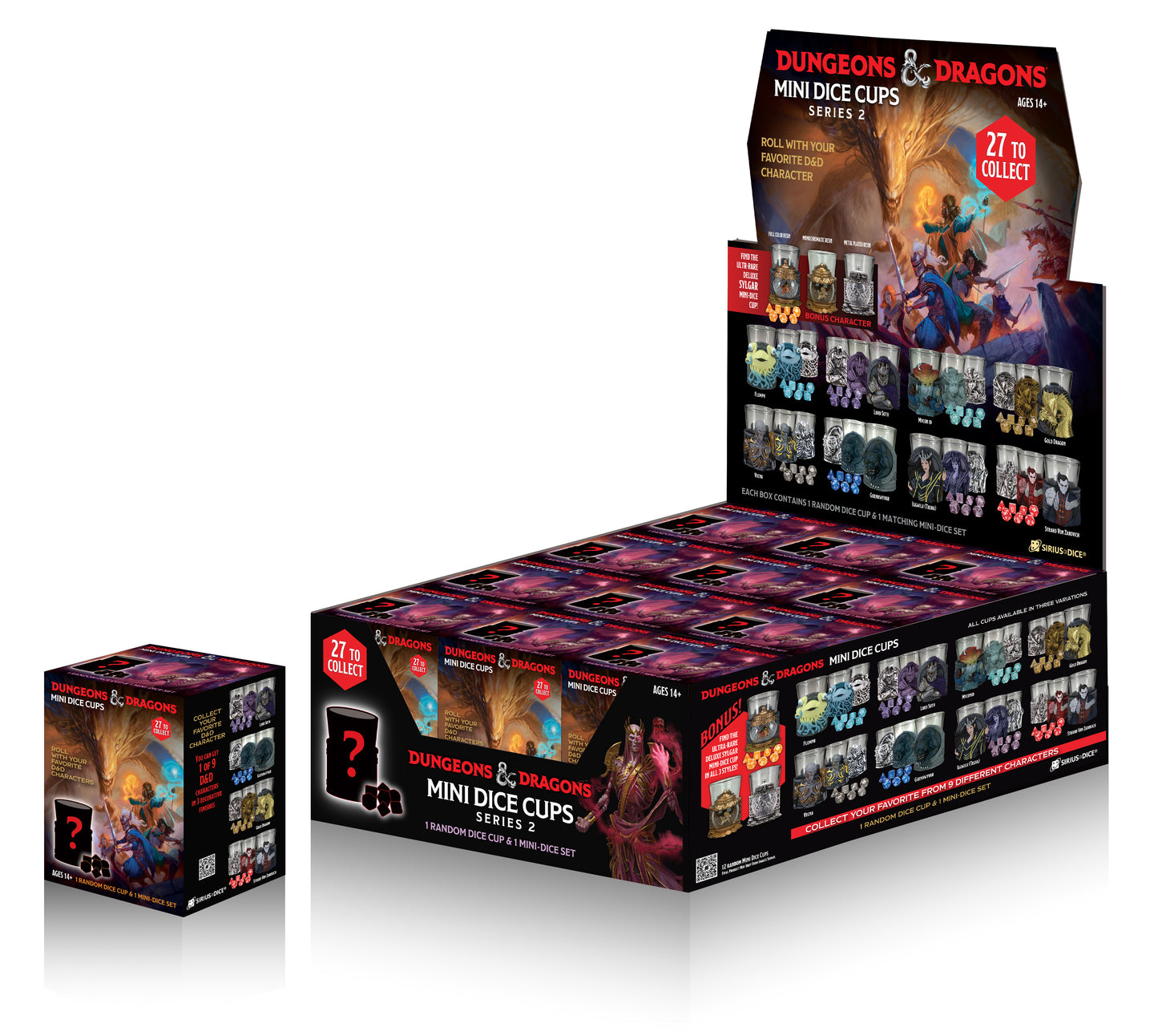 Sirius - Mini Dice Cup - Dungeon & Dragons Series 2