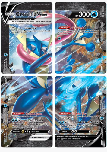 Single - Greninja V-Union (set of 4) #SWSH155 [ENG]