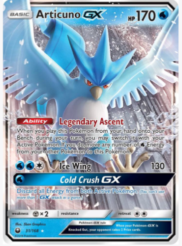 Single - Articuno GX #31/168 [ENG]