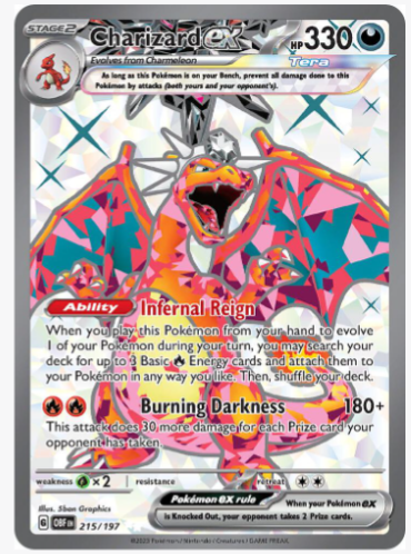 Single - Charizard EX #215/197