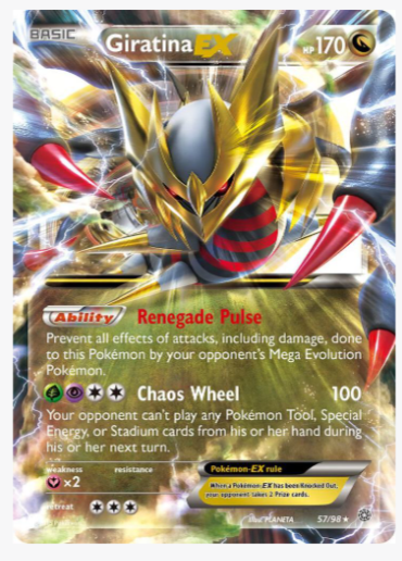 Single - Giratina EX #57/98