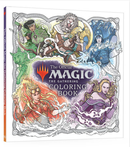 Book - The Official Magic The Gathering Coloring Book