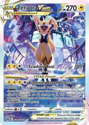 Single Zeraora VStar #GG43/GG70 [ENG]