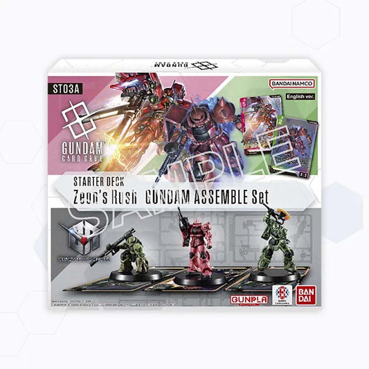 Preorder - Assemble Starter Deck - Zeon's Rush - Gundam [ENG]