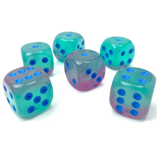 Dice (Gemini) - 6 Sided 16mm - 12 Count