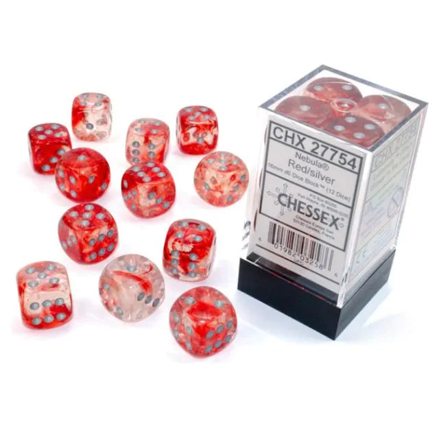 Dice (Nebula) - 6 Sided 16mm - 12 Count