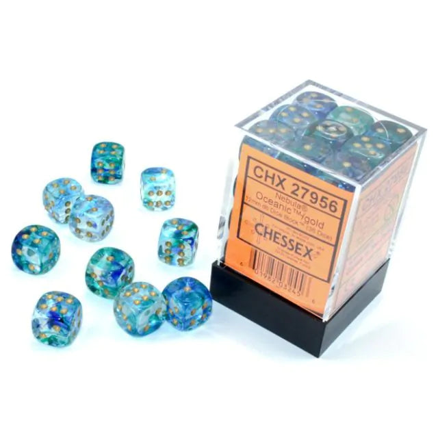 Dice (Nebula) - 6 Sided 12mm - 36 count