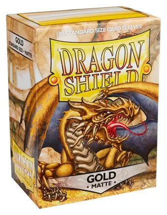 Sleeve - Dragon Shield Matte - Gold (100-Pack)
