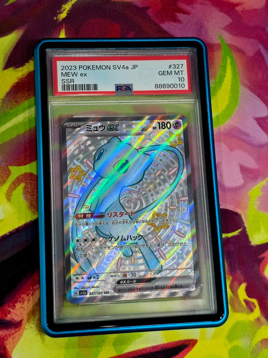 Japanese Mew ex 327/190 SSR PSA 10 certification 88690010 front