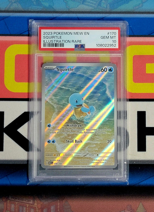 Graded - Squirtle #170/165 [ENG] / PSA 10