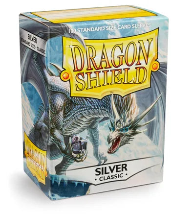 Sleeve - Dragon Shield Classic - Silver (100-Pack)