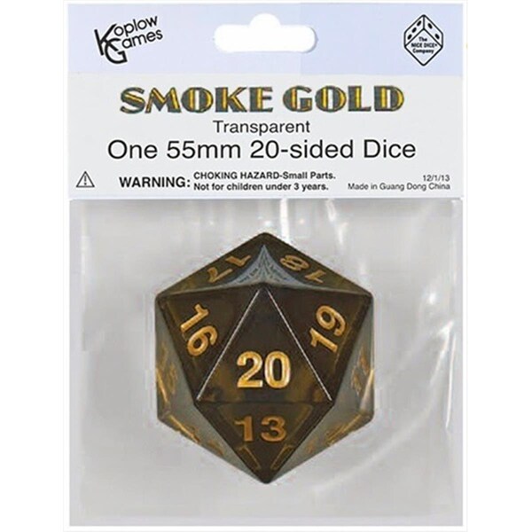 Dice - 20 Sided Smoke 55mm