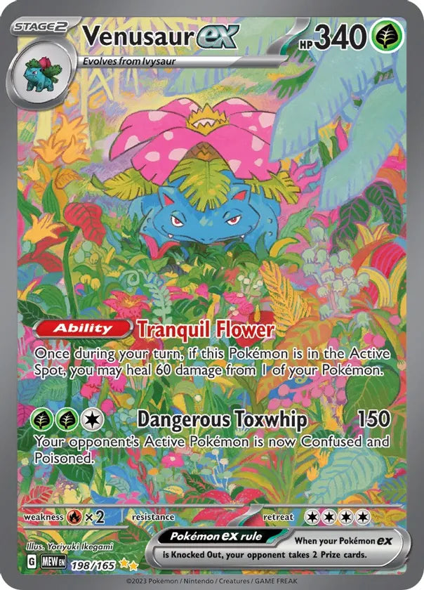 Single - Venusaur EX #198/165 [ENG]