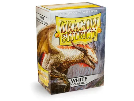 Sleeve - Dragon Shield Classic - White (100-Pack)